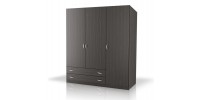 Ντουλάπα 3φυλλη 150cm Μ. x 60cm x 180cm ύψος--ΚΩΔ.:10-06a-3f