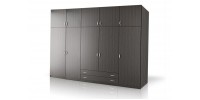 Ντουλάπα 5φυλλη με πατάρι 250cm x 60cm x 240 ύψος --ΚΩΔ.:10-06-5f