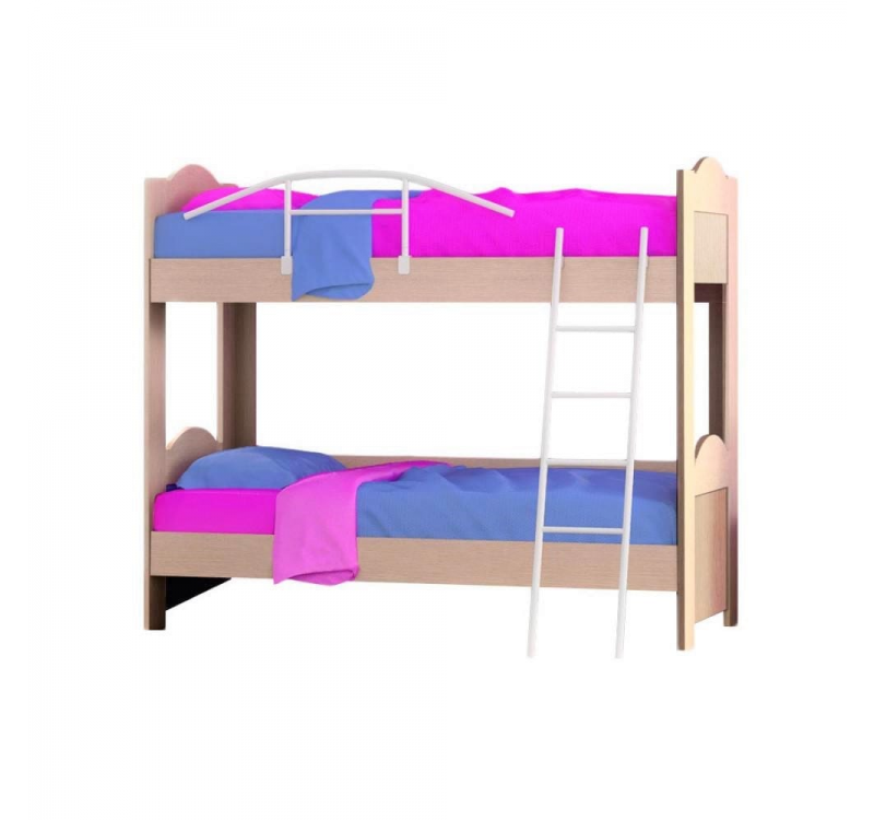 Κρεβάτι κουκέτα δρυς