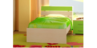 Κρεβάτι παιδικό Νότα δρυς-λαχανί
