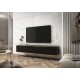 Κρεμαστό έπιπλο τηλεόρασης ORO_MDF ανθρακί 175x30x32cm
