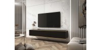 Κρεμαστό έπιπλο τηλεόρασης ORO ανθρακί 175x30x32cm