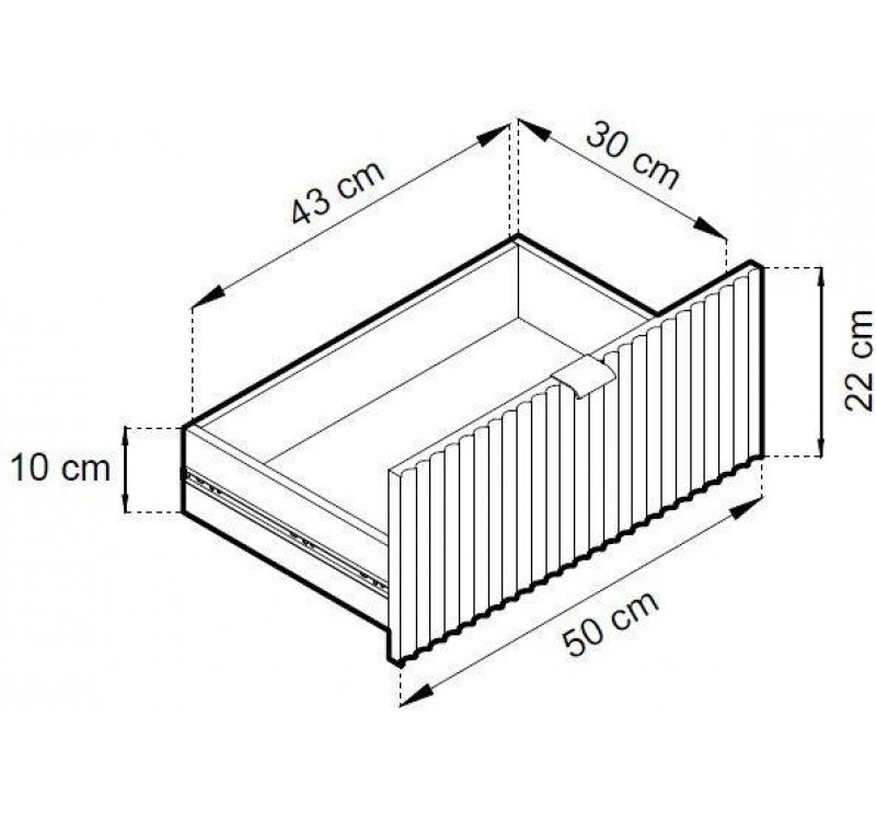 Τραπεζάκι Σαλονιού Nova Λευκό Kazmir+Ανθρακί 104x46x68cm