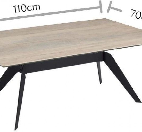 Τραπεζάκι κεραμικό Dori 110x70x40cm