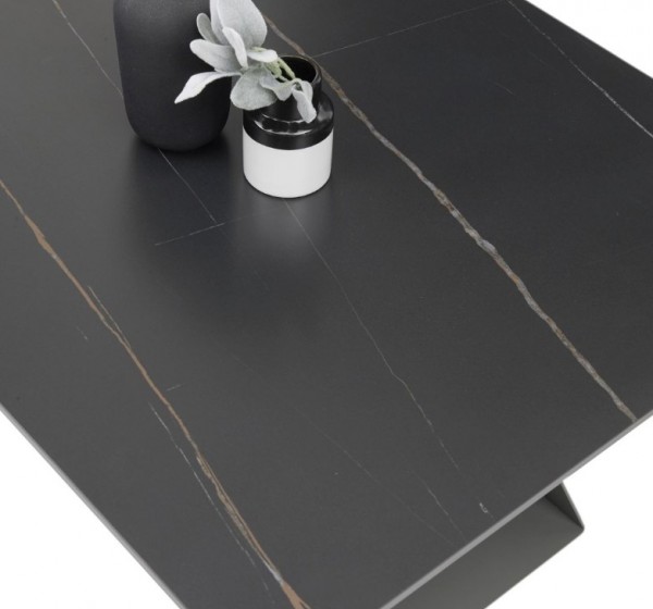 Τραπεζάκι κεραμικό LUKE 110x70x40cm χρώμα Μάρμαρο