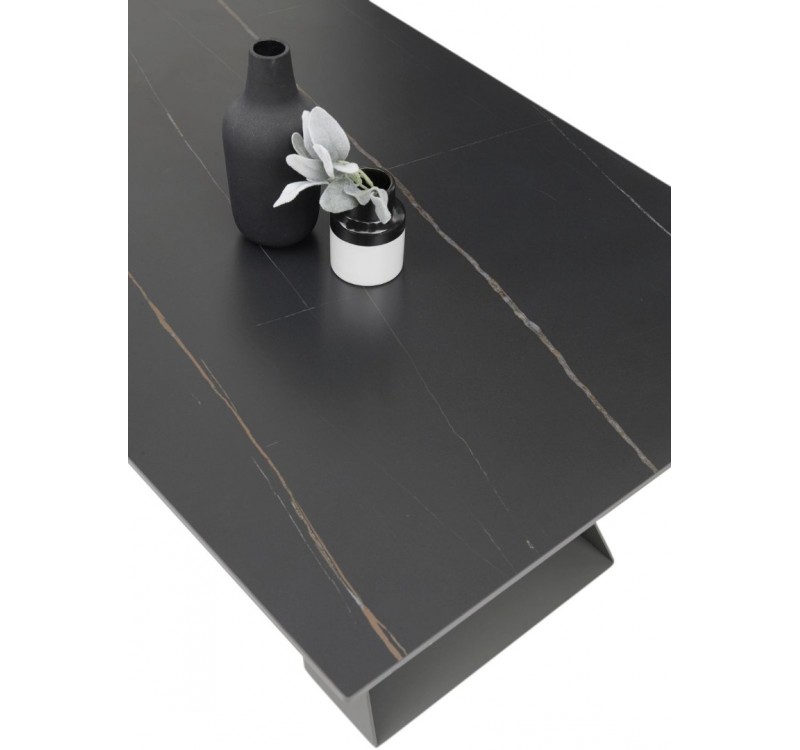 Τραπεζάκι κεραμικό LUKE 110x70x40cm χρώμα Μάρμαρο