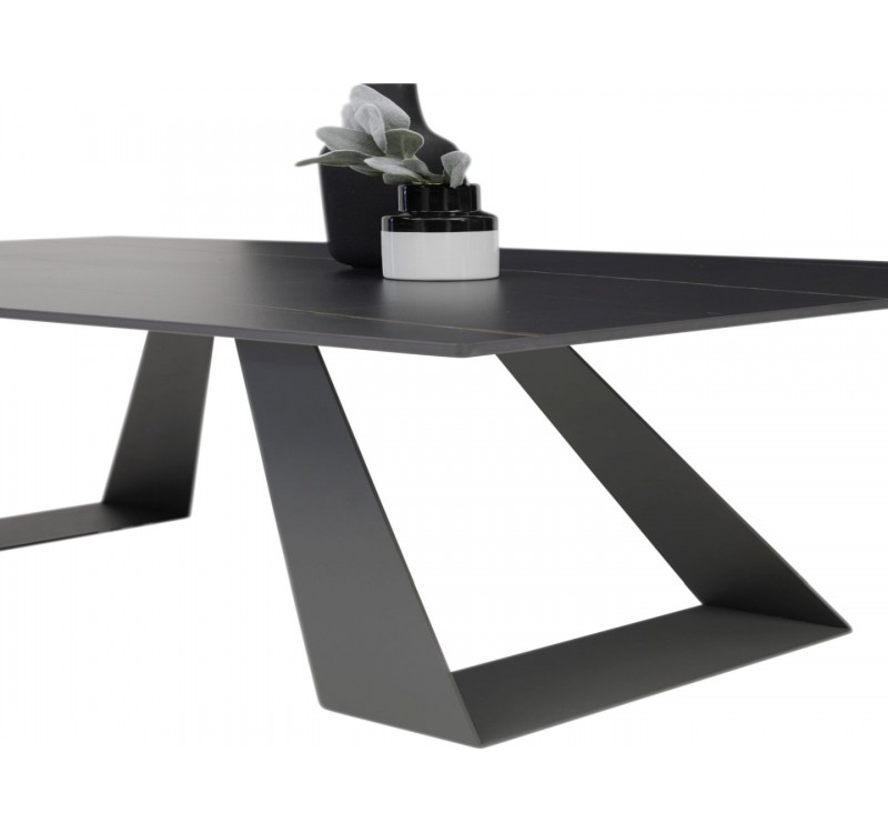 Τραπεζάκι κεραμικό LUKE 110x70x40cm χρώμα Μάρμαρο
