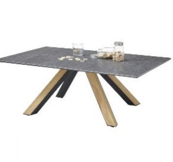 Τραπεζάκι κεραμικό ΜΙΑ γραφίτης 110x70x40cm
