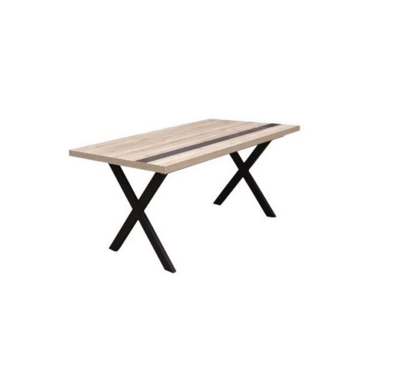 ΤΡΑΠΕΖΙ ΔΕΙΠΝΟΥ ΧΙΑΣΤΗ ΜΕΤΑΛΛΙΚΟ ​160Χ90cm