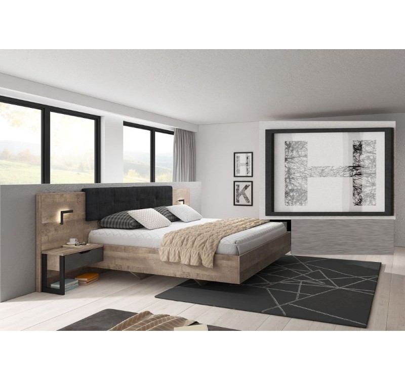 Σετ Κρεβατοκάμαρας Arden Sand gragne+matera 160x200 3τμχ