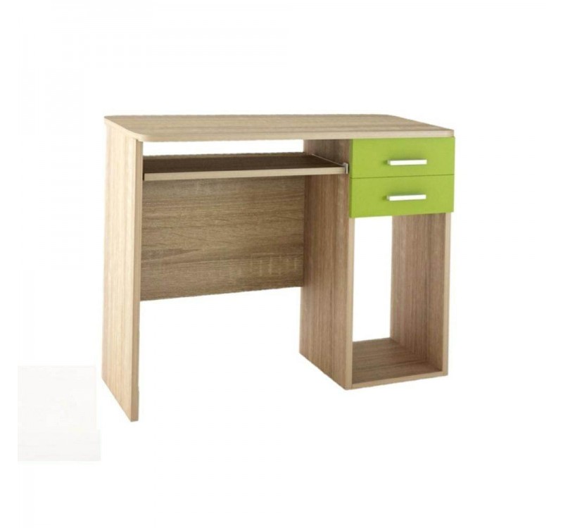 Γραφείο παιδικό με 2 συρτάρια δρυς-λαχανί
