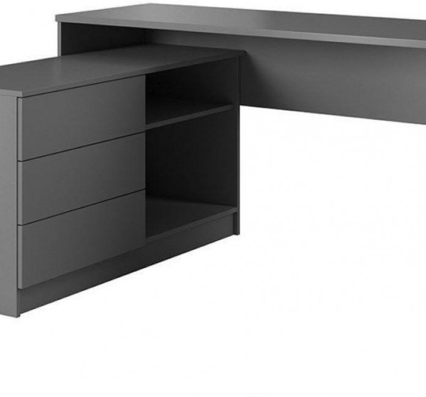 Γραφείο ΤΕΟ Γραφίτης 138x76x50,4-110cm