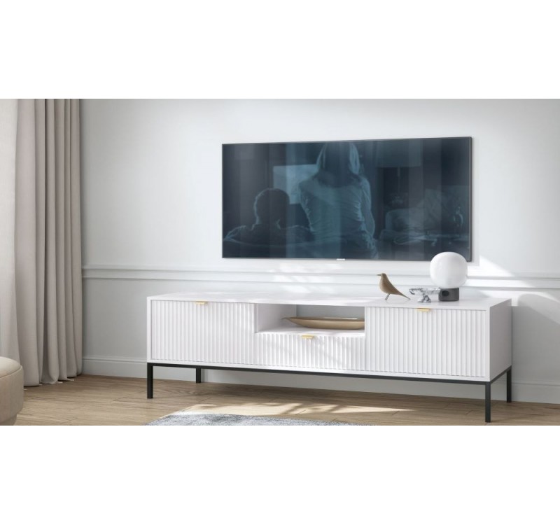 Έπιπλο τηλεόρασης Nova Λευκό 154x39x56cm