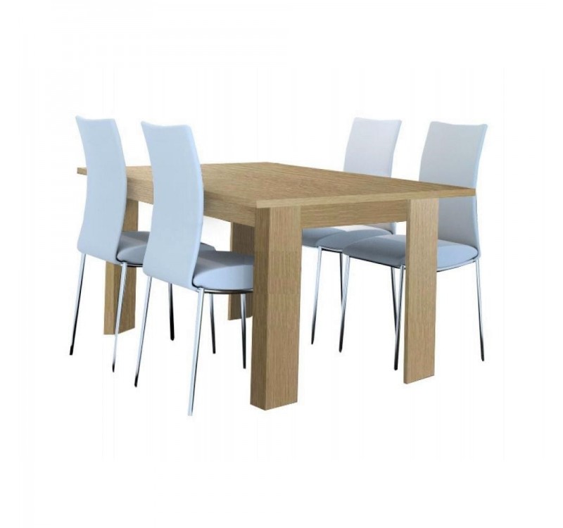 Τραπέζι κουζίνας 120cm ανοιγόμενο δρυς