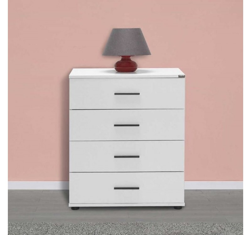 Συρταριέρα white Λευκή 65x78x41cm