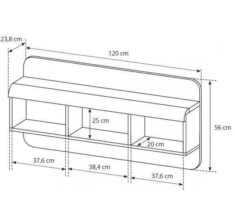 Σύνθεση Φυσικό 36134-LN 300x194x37-54cm