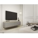 Κρεμαστό έπιπλο τηλεόρασης ORO_MDF Γκρι 135x30x32cm