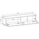 Κρεμαστό έπιπλο τηλεόρασης ORO λευκό 135x30x32cm