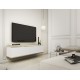 Κρεμαστό έπιπλο τηλεόρασης ORO λευκό 135x30x32cm
