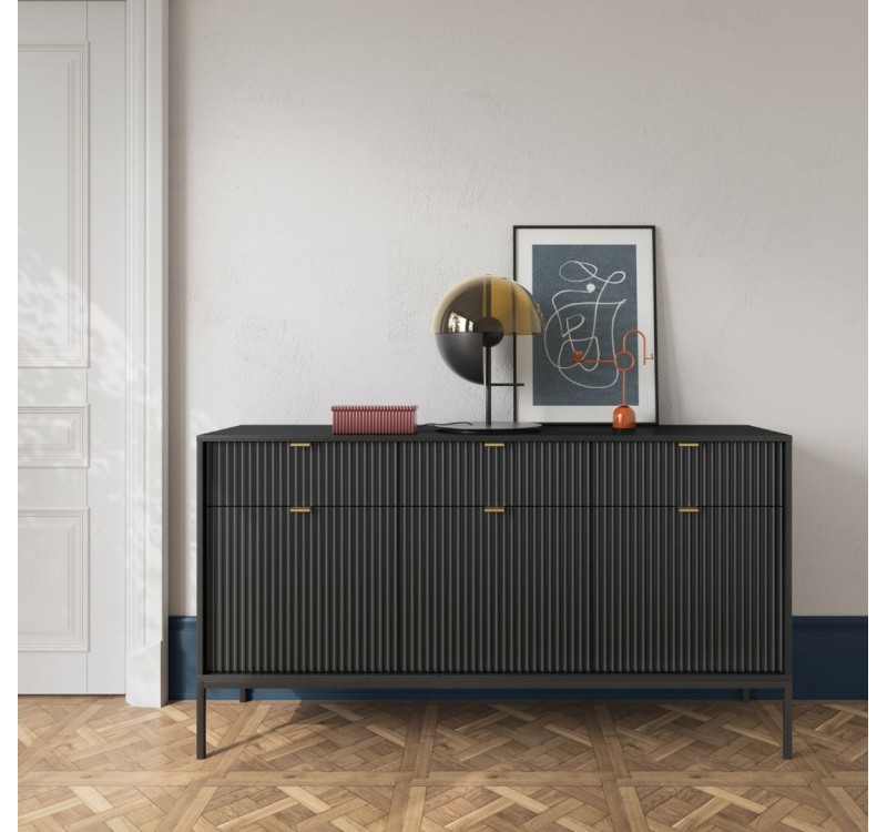 Μπουφές Nova Ανθρακί 154x39x83cm