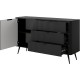 Μπουφές με συρτάρια Lante Ανθρακί 138x81x38cm