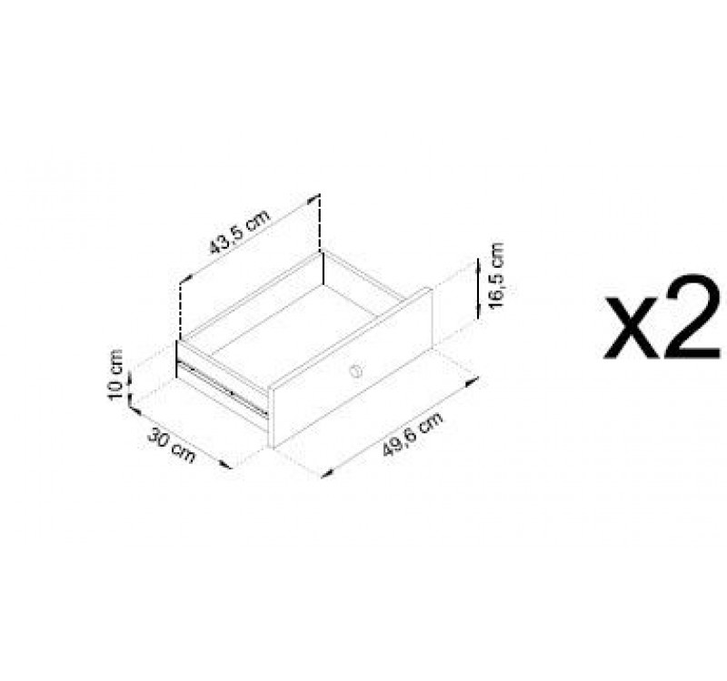 Μπουφές Mono χρώμα Μπεζ+Χρυσό 103x83x39cm