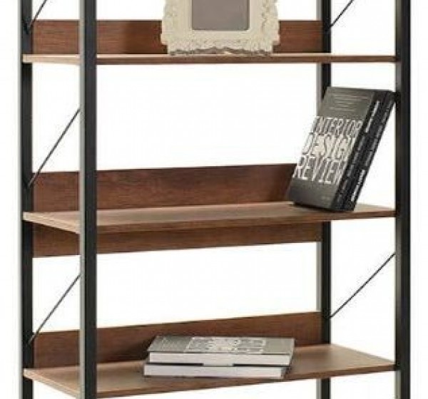Βιβλιοθήκη Connect Καρυδιά 73x172x35cm