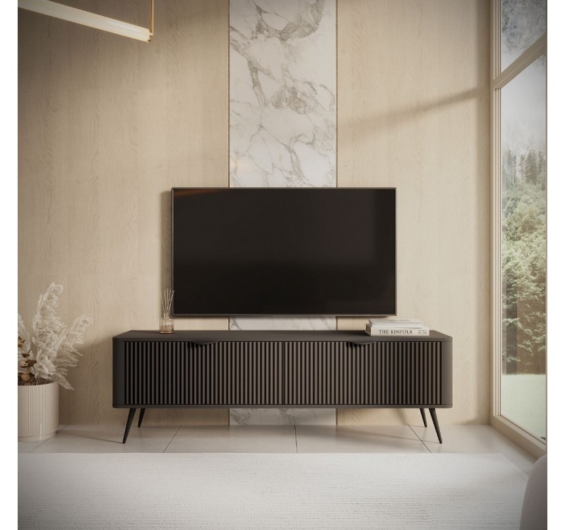 Έπιπλο τηλεόρασης Lante Ανθρακί 163x51x38cm