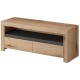 Έπιπλο τηλεόρασης Evoke: Φυσικό+Γραφίτης 113x46x39cm