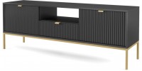 Έπιπλο τηλεόρασης Nova Ανθρακί+χρυσό 154x39x56cm