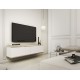 Κρεμαστό έπιπλο τηλεόρασης ORO_MDF Λευκό 135x30x32cm