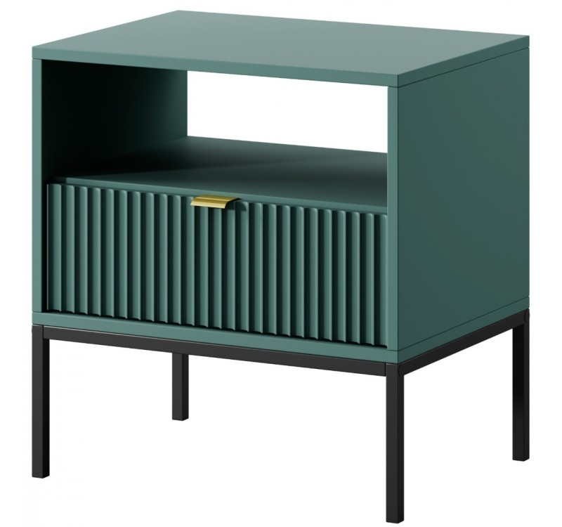 Κομοδίνο Nova Πράσινο 54x56x39cm