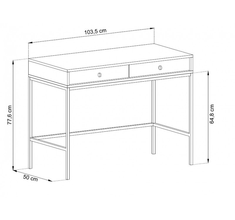Έπιπλο Εισόδου Mono Μπεζ+Χρυσό 103,5x77,6x50cm