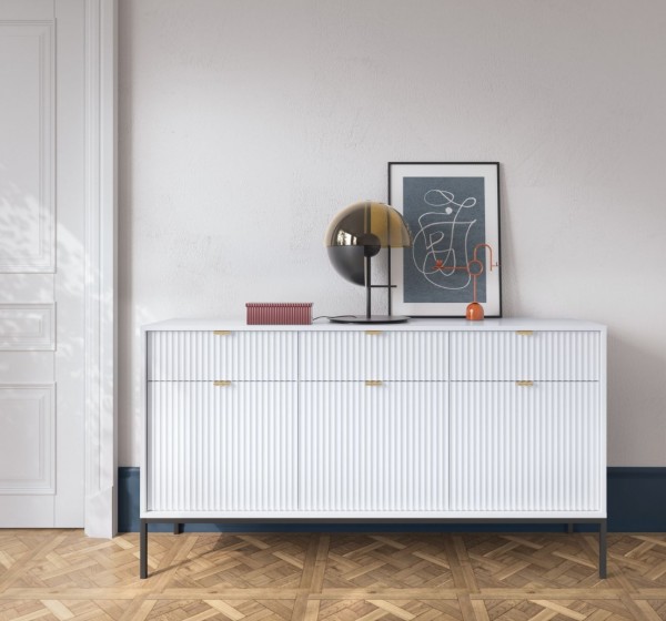 Μπουφές Nova Λευκό 154x39x83cm