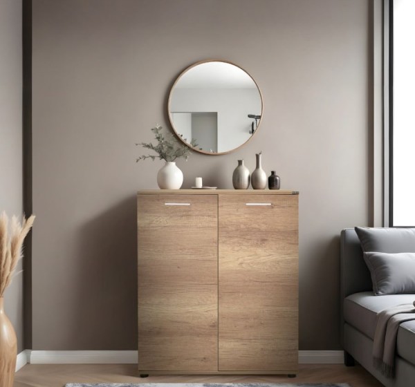 Παπουτσοθήκη Trendline Φυσικό Country 91x108x35cm