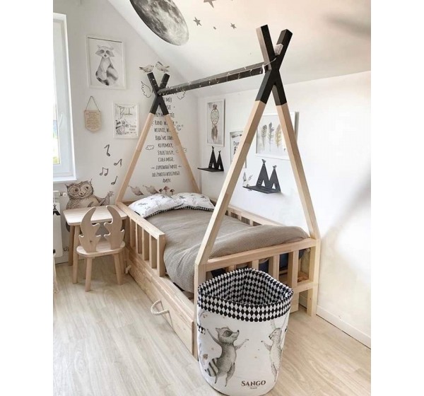 Κρεβάτι ινδιάνικη σκηνή