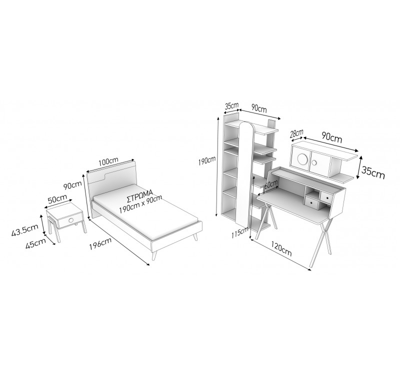 Παιδικό δωμάτιο Κύθηρα 1