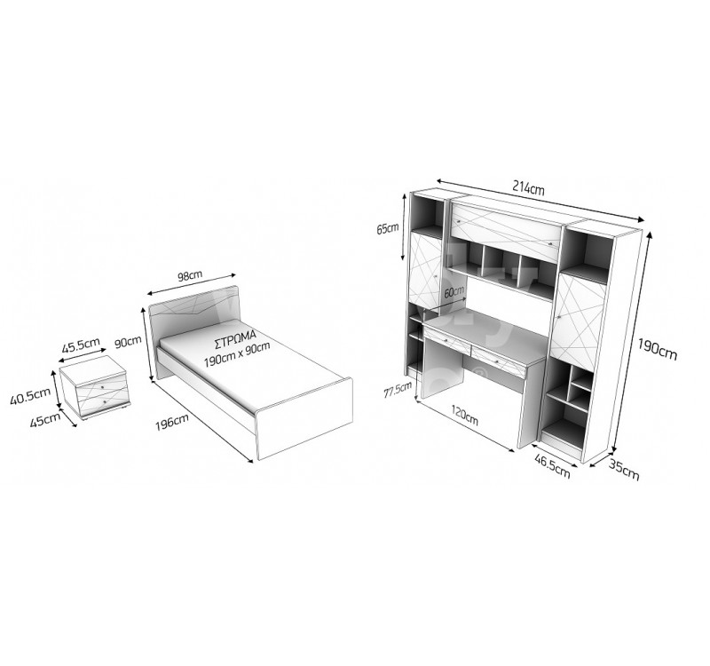 Παιδικό δωμάτιο Ιστός 1