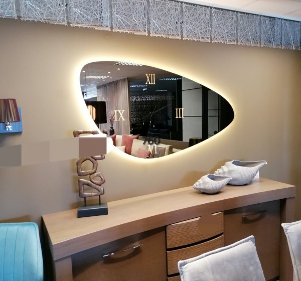 Καθρέφτης Ρολόι 760