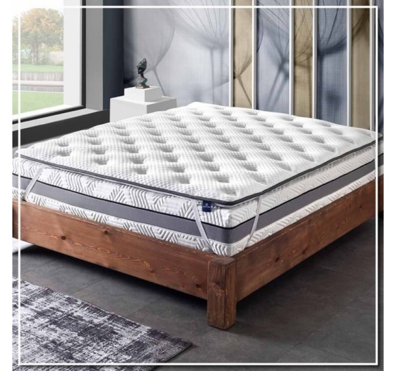 Ανώστρωμα Aloe Vera Hard 7cm με καπιτονέ κάλυμμα