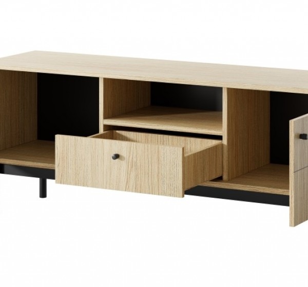 Έπιπλο τηλεόρασης Japandi Φυσικό Dab linea 153x56x39cm