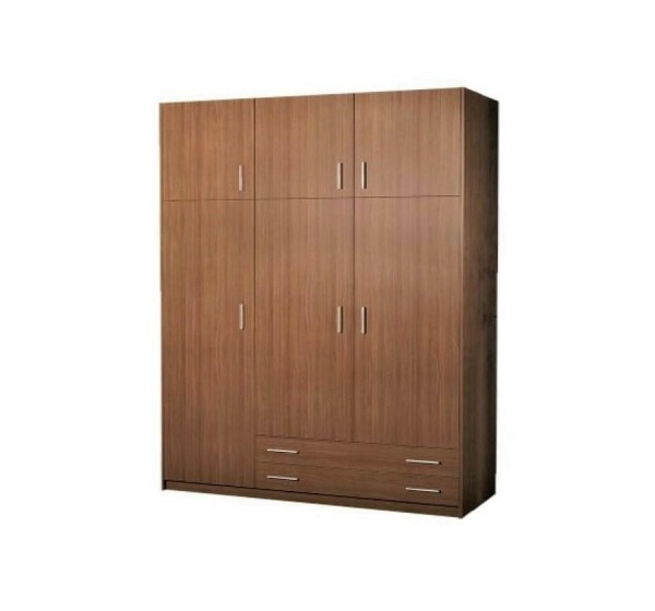 Παιδική ντουλάπα τρίφυλλη με πατάρι