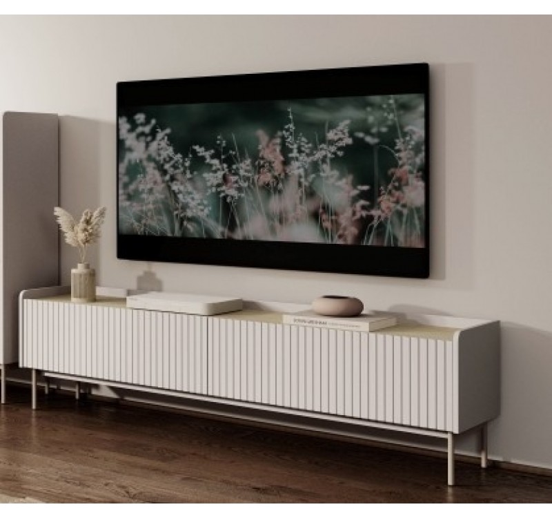 Έπιπλο τηλεόρασης Level Μπεζ 153x50x38cm