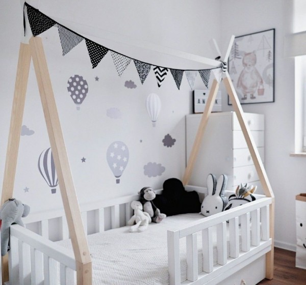 Κρεβάτι ινδιάνικη σκηνή