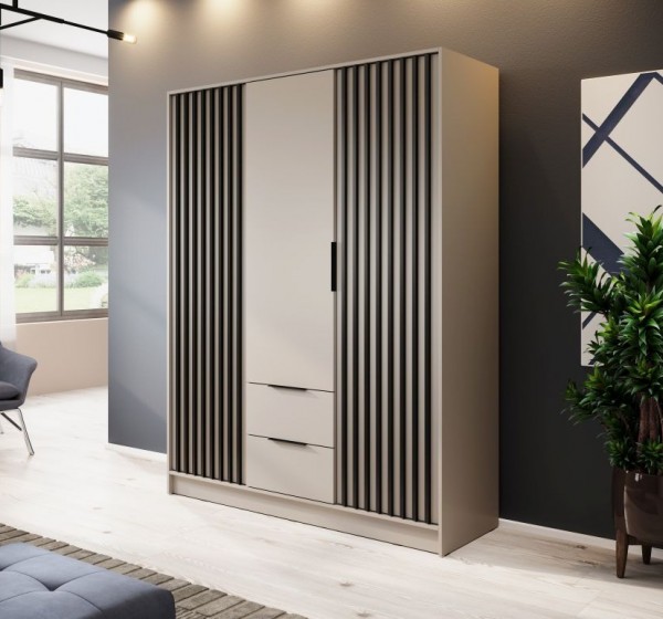 Nτουλάπα Τρίφυλλη Nelly Λευκό Άμμου 155x200x51cm