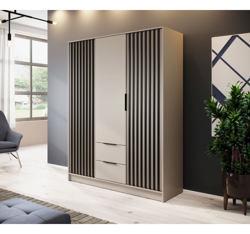 Nτουλάπα Τρίφυλλη Nelly Λευκό Άμμου 155x200x51cm