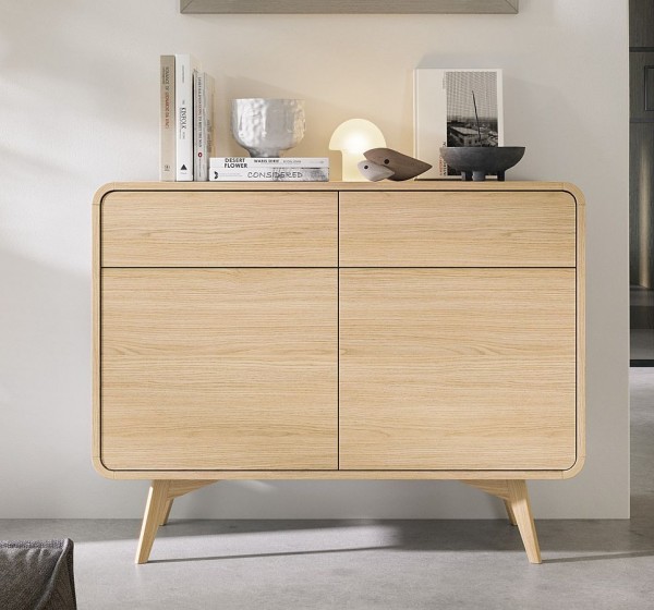 Μπουφές HELION με συρτάρια Φυσικός δρυς VICENZA 108x84x39cm