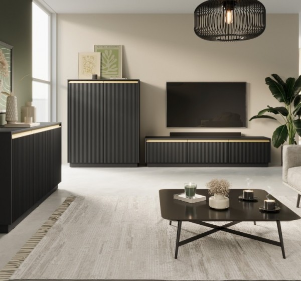Έπιπλο τηλεόρασης Royal Ανθρακί 181x42x39cm