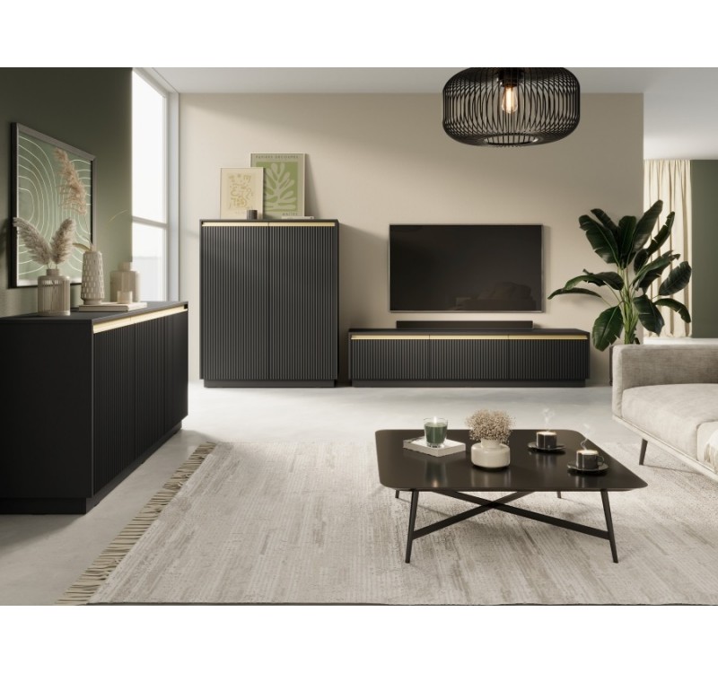 Έπιπλο τηλεόρασης Royal Ανθρακί 181x42x39cm