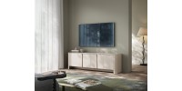 Έπιπλο τηλεόρασης Bari Λευκό Kazmir 168x52x39cm
